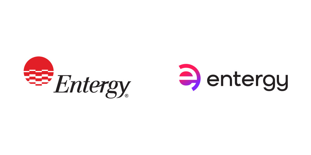 \"Entergy品牌logo升級(jí),logo設(shè)計(jì)\"